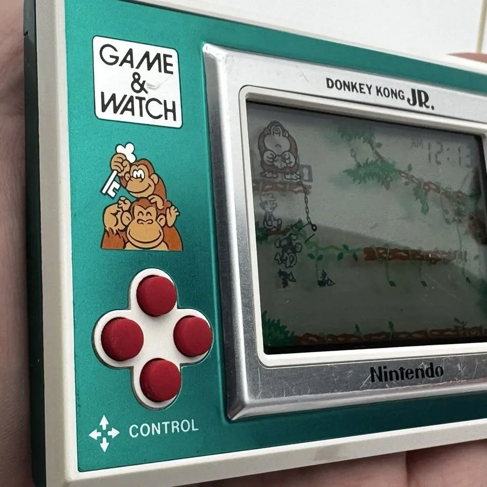 NINTENDO GAME AND & WATCH Donkey Kong Jr. Wide 1982 Retro VTG Tested Works Japan - Picture 6 of 8